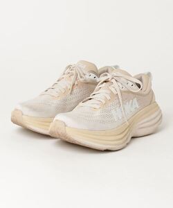 「HOKA」 ローカットスニーカー 25.5cm ベージュ メンズ