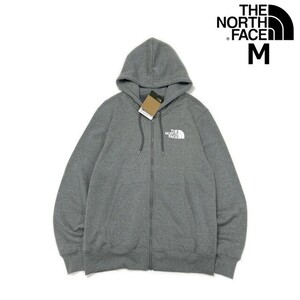 1円～!売切!【正規新品】THE NORTH FACE◆HALF DOME FULLZIP フルジップ パーカー US限定 裏起毛 男女兼用 アウトドア(M)グレー②181130-38