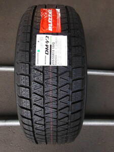 NP1748　送料無料! 新品 処分 1本のみ 235/55R18 スタッドレス ブリヂストン BS BLIZZAK DM-V3 DMV3 235/55/18 235/55-18