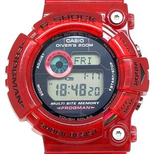 良品 G-SHOCK GW-203K-4 フロッグマン イルクジ2003 キャンディレッド スケルトン タフソーラー 2003年6月発売 【IT0TY4AQ8M80】