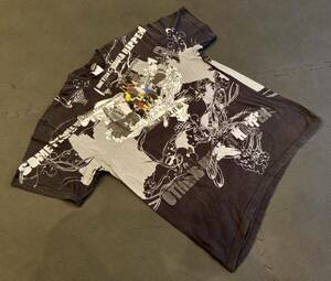 Nike Air Jordan Playground Tシャツ　ナイキ　ビンテージ　ヴィンテージ　vintage 90S 黒タグ　銀タグ　総柄