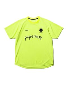 S 新品 送料無料 FCRB 24AW paperboy S/S PRE MATCH TOP YELLOW SOPH SOPHNET F.C.R.B. ブリストル BRISTOL F.C.Real Bristol Tシャツ