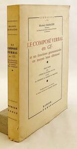 洋書 中高ドイツ語 ge-の付いた動詞構成と文法的機能 Le compose verbal en ge- ●ハルトマン・フォン・アウエ 中世 叙事詩 イーヴェイン