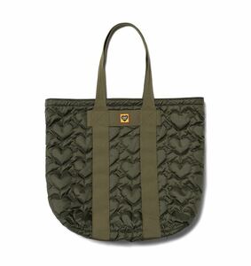 HUMAN MADE HEART QUILTING TOTE BAG OLIVEDRAB ヒューマンメード ヒューマンメイド ハート キルティング トートバッグ オリーブドラブ