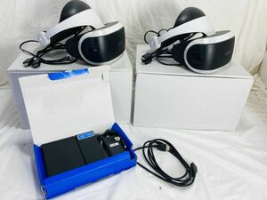 SONY ソニー PSVR 本体 旧型 2個セット　Playstation VR CUH-ZVR1 動作未確認 HY-240808110