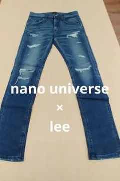 nano・universe × Lee デニムパンツ メンズ ナノユニバース M