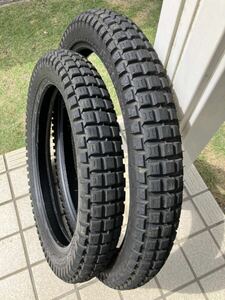 シンコー　トライアルタイヤ SR241 トリッカーで使用　2.75-19 3.00-16 中古　送料無料！