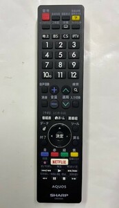 シャープ 液晶TV　アクオス用リモコン　GB220SA 　中古 正常動作品 ④