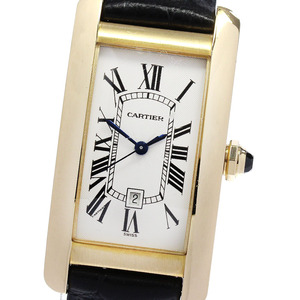 カルティエ CARTIER W2603556 タンクアメリカン MM K18YG 自動巻き ボーイズ _835558