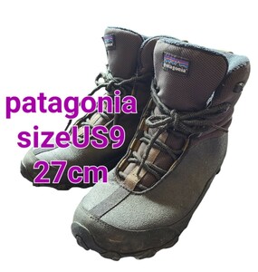 Patagonia Footwear パタゴニア Das Boot Waterproof mid T51163 レースアップブーツ Color ブラック/グレー系US9 27cm 