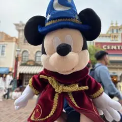 【新品タグ付き】香港ディズニー　ファンタジアミッキーマウス 魔法使い ぬいぐるみ