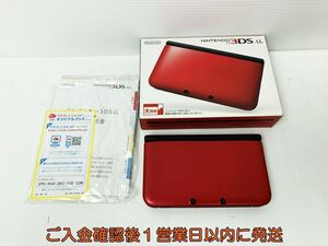 【1円】ニンテンドー3DSLL 本体 セット レッド/ブラック SPR-001 初期化/動作確認済 3DS LL E05-955rm/F3