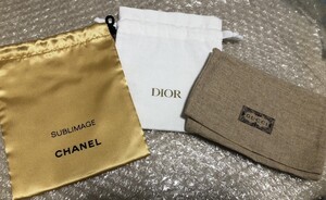 CHANEL シャネル サブリマージュ Dior ディオール おまけ GUCCI グッチ ノベルティ 巾着 保存袋 ポーチ 袋 