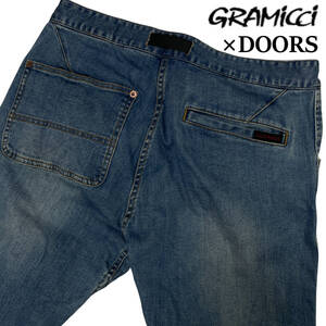  GRAMICCI グラミチ × DOORS 別注 クライミングパンツ サイズM ( 約82cm W32相当) デニム パンツ アーバンリサーチ ドアーズ