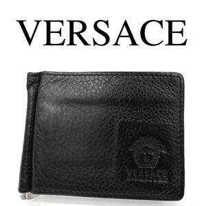 VERSACE ヴェルサーチ マネークリップ メデューサ レザー ブラック