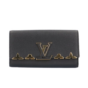 ルイヴィトン ポルトフォイユ カプシーヌ 長財布 M64551 レディース LOUIS VUITTON 中古 美品