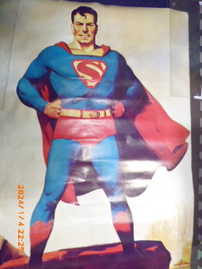 スーパーマン　Superman 歴史的発見となった絵のポスター　１９７５年