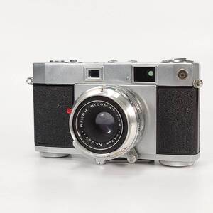 シャッターOK Ricoh 35 Deluxe RICOMAT 4.5cm F2.8 レンジファインダー フィルムカメラ リコー デラックス 現状品