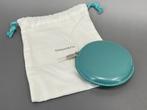 ティファニー TIFFANY＆Co. コインケース 小銭入れ 小物入れ ラウンドタイプ ティファニーブルー 未使用保管品