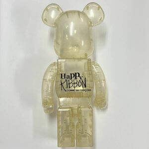 稀少COMME des GARCNNS × BE@RBRICK HappyRibbon 1000% ベアブリック コムデギャルソン