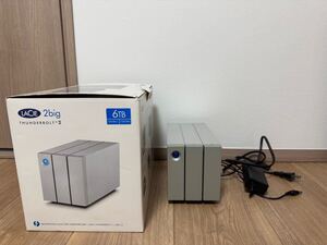 Lacie 2big thunderbolt 2 4TB 内蔵2TB×2台 美品 Mac対応