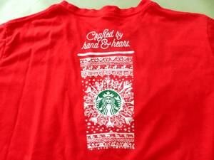 スターバックス STARBUCKS 従業員限定 FY17 ホリデー Tシャツ クリスマス Sサイズ ユニセックス可