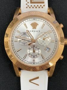 VERSACE ベルサーチ スポーツテック 腕時計 VELT01321 白ベルト 2024.5.1 購入品【中古品・稼働品】GIW43756