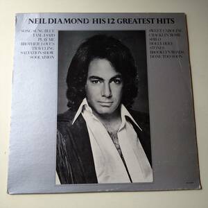 LP/US輸入盤 ニール・ダイヤモンド　HIS 12GREATEST HITS　t20