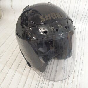 f002 KAI(100) SHOEI ショウエイ J-FORCEIII ジェイ-フォーススリー J-FORCE3 ブラック ジェットヘルメット Lサイズ