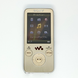 動作品★SONY ウォークマン NW-S736F ゴールド 4GB ソニー デジタルMP3オーディオプレーヤー WALKMAN