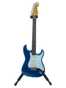 Fender Japan◆エレキギター/ストラトタイプ/青系/SSS/シンクロタイプ/ST62/ケース付き