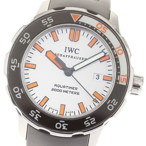 IWC SCHAFFHAUSEN IW356807 アクアタイマー デイト 自動巻き メンズ 良品 _821018