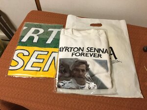 【500円配達～】AYRTON SENNA FOREVER メモリアル トレーナー 未使用品 アイルトン・セナ 追悼イベント 限定 August6/1994 タオルも F1