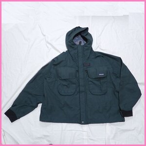 ★Patagonia/パタゴニア SST フィッシングジャケット L/メンズXL相当/グリーン系/ナイロン/81785/マウンテンパーカー&1201500197