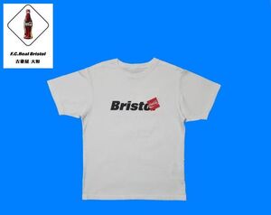 #古着屋大和 F.C.Real Bristol エフシーレアルブリストル FCRB コカコーラ コーラ コラボ ポーラーベア ロゴ Tシャツ S 白 定価11000