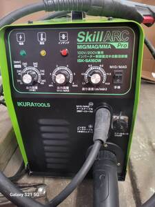 インバーター制御半自動溶接機 ISK-SA160W イクラ スキルアークプロ 100/200V兼用