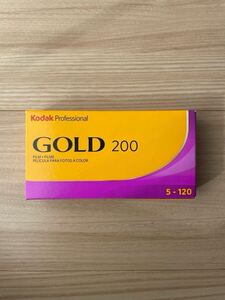 Kodak GOLD200 120 1箱5本入 ブローニーフィルム コダック ゴールド Gold200 カラーネガフィルム ブローニー