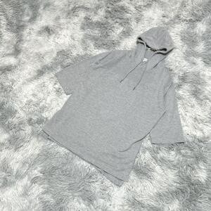 【良品】THE SHOP TK パーカー【M】カジュアル 軽快 メンズ グレー系