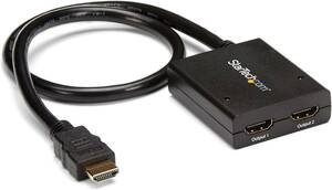 StarTech.com 2出力対応 4K HDMI 分配器スプリッター USBバスパワー/ACアダプタ対応 4K 30Hz ST122HD4KU/S5