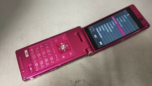 D5001 docomo FOMA P-01B Panasonic パナソニック/ガラケー/ケータイ 折畳式 簡易動作確認＆簡易清掃＆初期化OK 判定○ 現状品 送料無料　