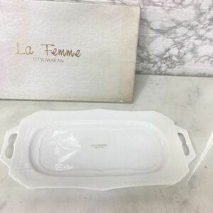 未使用品　UTUWAKAN オリジナル　La Femme オードブル皿　トレイ　M72