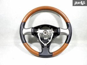 オプション品！ダイハツ 純正OP L650S ミラジーノ MOMO ウッドステアリング ハンドルホイール GS120-00880 L375S タント L260S ミラアヴィ