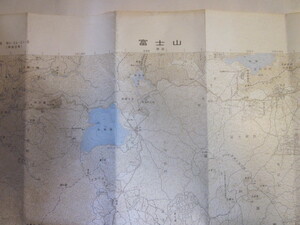 古地図　富士山　5万分の1地形図◆昭和５３年◆山梨県　静岡県