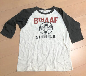 トイズマッコイ/7分袖Tシャツ/8TH AAF/BASE BALL/2トーン