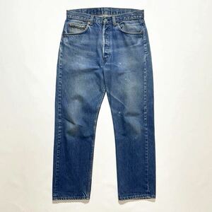 美色☆ハチマル 80s USA製 Levis 501 W34L32 ビンテージ リーバイス 501 653 ゴールデンサイズ ヒゲ care入り オリジナル