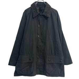 Barbour オイルドジャケット c44 ダークグレー バブアー ジップアップ 00s ビューフォード 襟 コーデュロイ 古着卸 アメリカ仕入 a612-6917