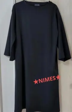 NIMES★ネイビー★ワンピース★長袖★カットソーワンピース★ニーム★かわいい★