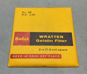 ⑤ 未使用 コダック 7.6cm ラッテンフィルター No.96 N.D.3.00 Kodak 