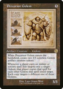 MTG ■無/英語版■ 《先駆のゴーレム/Precursor Golem》▲旧枠設計図▲ 兄弟戦争 BRO 兄弟戦争 BRO