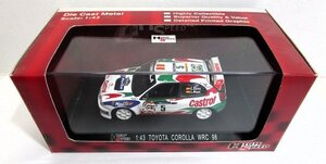 ■ HIGH SPEED 1/43 TOYOTA COROLLA WRC 98 #5 トヨタ カローラ HF9105S ミニカー